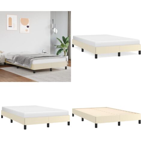 Giroletto Crema 120x200 cm in Similpelle - Materasso da letto - Similpelle