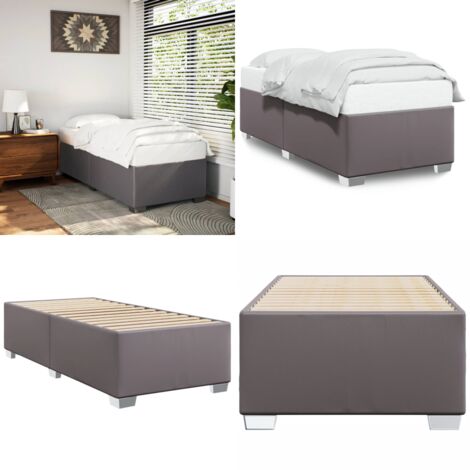 Giroletto Grigio 90x190 cm in Similpelle - Giroletto grigio - Giroletto per camera da letto