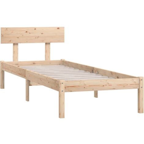 Giroletto in Legno Massello di Pino 100x200 cm vidaXL