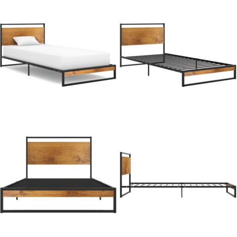 Giroletto in Metallo 100x200 cm - Letto in metallo - Letto a doghe
