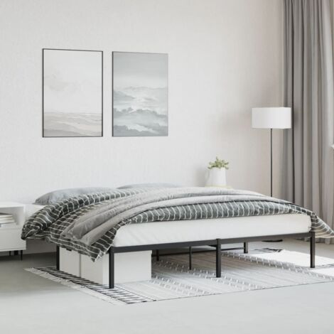 Giroletto in Metallo Nero 200x200 cm vidaXL