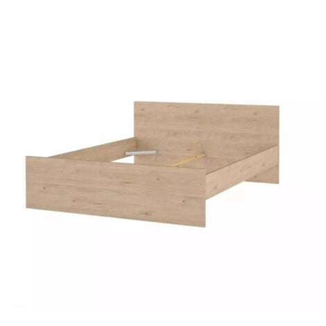 EBUY24 giroletto matrimoniale "naia" effetto quercia 160x200 cm