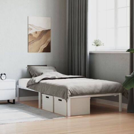 Giroletto Metallo Bianco 107x203 cm vidaXL
