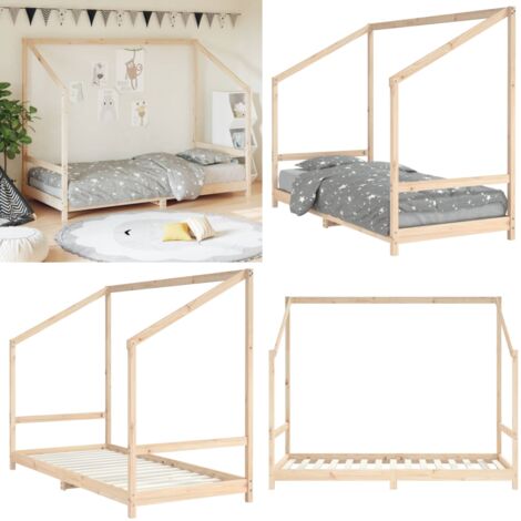 Giroletto per Bambini 90x190 cm in Legno Massello di Pino - Letto per bambini - Letto in legno