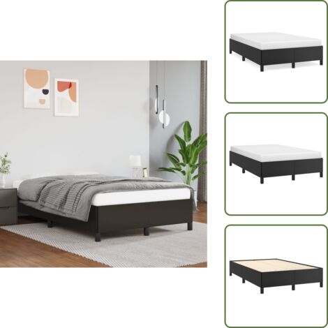 Giroletto per sonno - vidaXL Giroletto Nero 120x200 cm in Similpelle - Giroletto per camera da letto