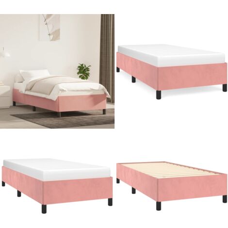 Giroletto Rosa 100x200 cm in Velluto - Materasso - Velluto Rosa