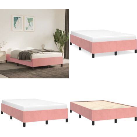 Giroletto Rosa 120x200 cm in Velluto - Materasso - Velluto