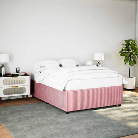 Giroletto Rosa 140x190 cm in Velluto vidaXL