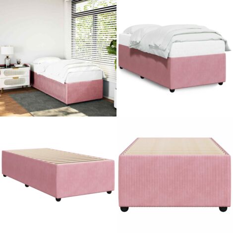 Giroletto Rosa 80x200 cm in Velluto - Materasso - Letto