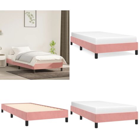 Giroletto Rosa 80x200 cm in Velluto - Materasso - Velluto Rosa