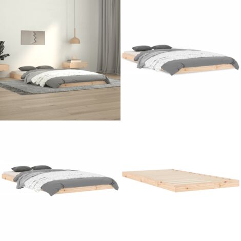 Giroletto senza Materasso 100x200 cm in Legno Massello di Pino - Letto singolo - Giroletto in legno