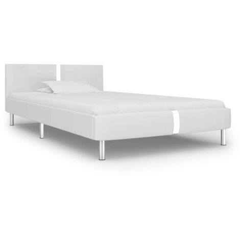 Giroletto senza Materasso Bianco in Similpelle 90x200 cm vidaXL