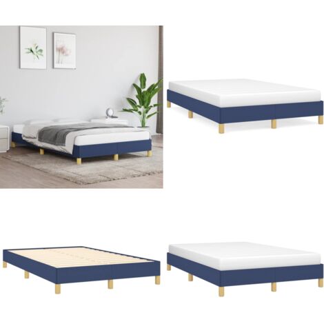 Giroletto senza Materasso Blu 120x190 cm in Tessuto - Materasso da letto - Letto in tessuto