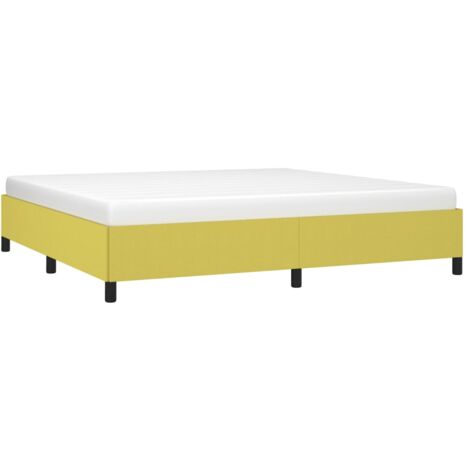 Giroletto senza Materasso Verde 200x200 cm in Tessuto vidaXL