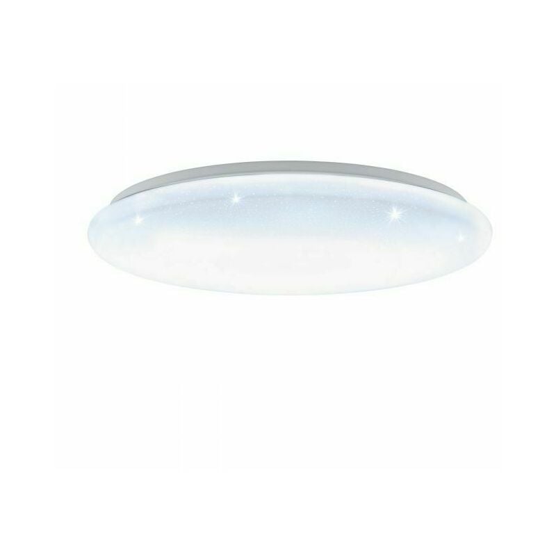 Image of Eglo - Plafoniera Applique Lampada Soffitto Bianca Telecomando Dimmerabile Giron s Dimensioni: ø 57 cm - 40 w