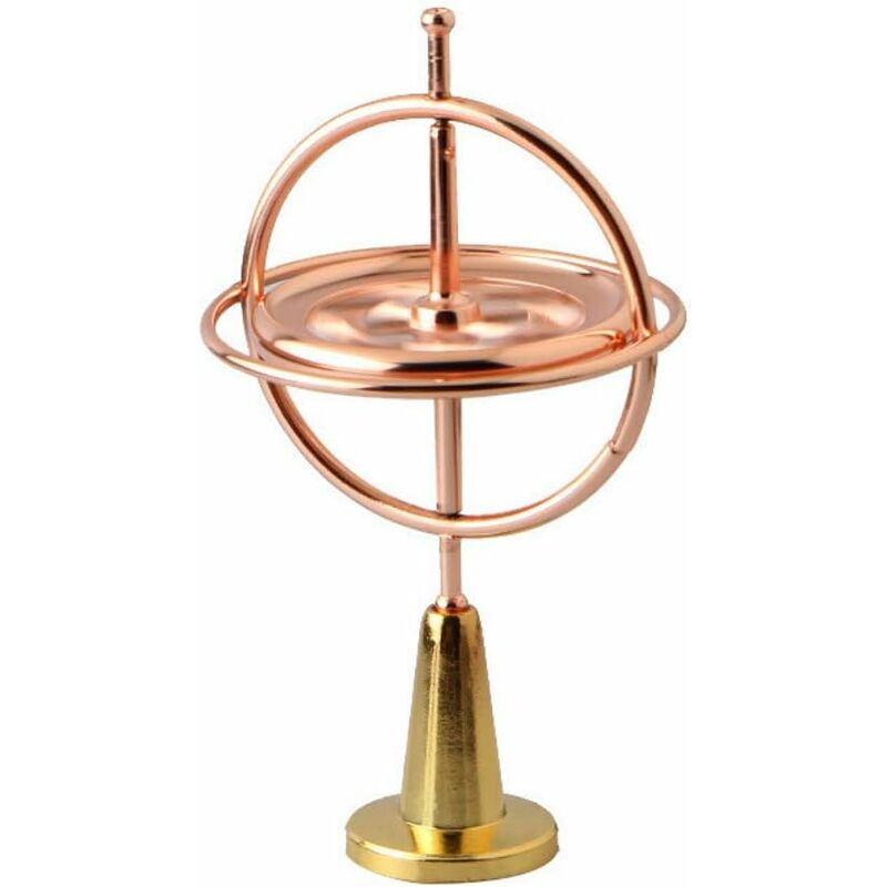 

Giroscopio antigravedad Metal Mecánico Giroscópico Física, Juguetes Accesorios de vales de regalo (Oro rosa)