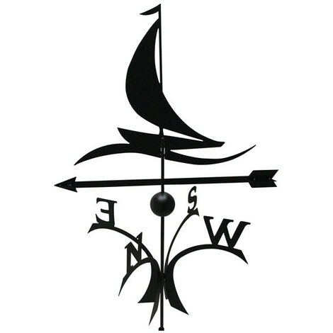 Girouette Bateau grand modèle sur roulement à billes