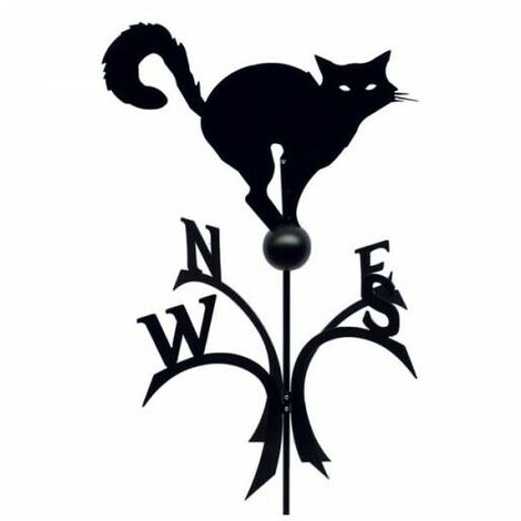 Girouette Chat grand modèle sur roulement à billes