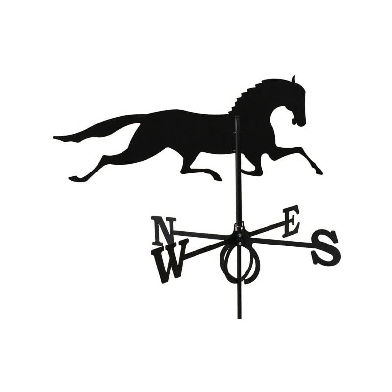 Girouette Cheval en fer forgé grand modèle