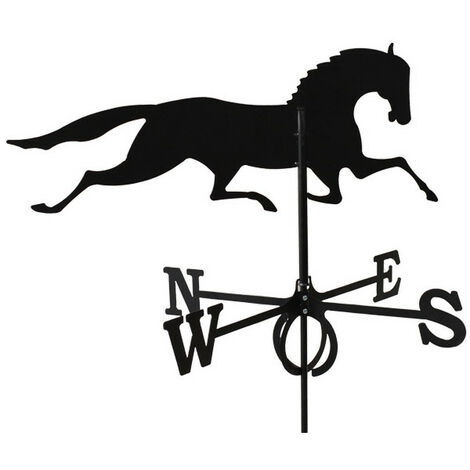 Girouette Cheval en fer forgé grand modèle