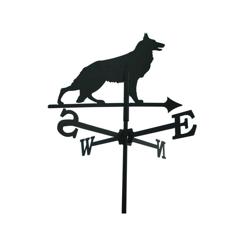 Girouette Chien en fer forgé petit modèle