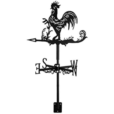 Girouette de Jardin Girouette en Métal Weather Vane Girouette de Toit pour Extérieur, Jardin, Toit, Paddock, Décoration