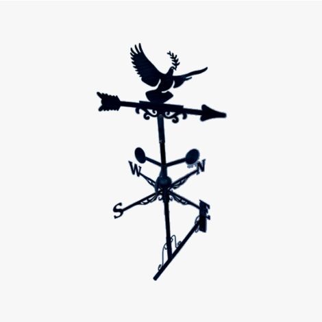 Girouette de toit style flèche modèle Hirondelle avec support universel