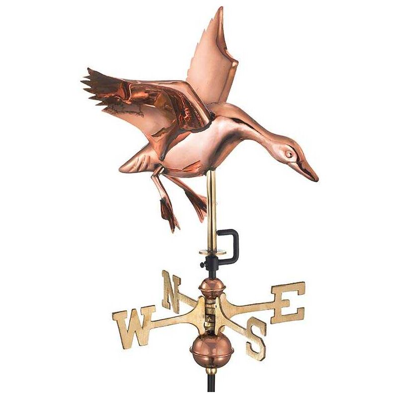 Espira - Girouette en cuivre Canard