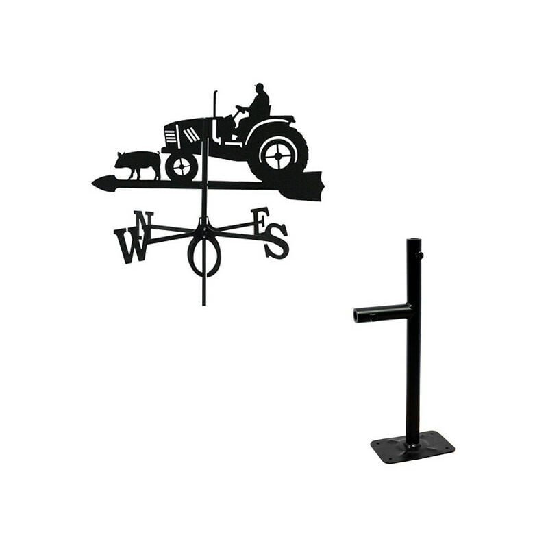 Girouette Fermier Grand Modèle + Support Universel