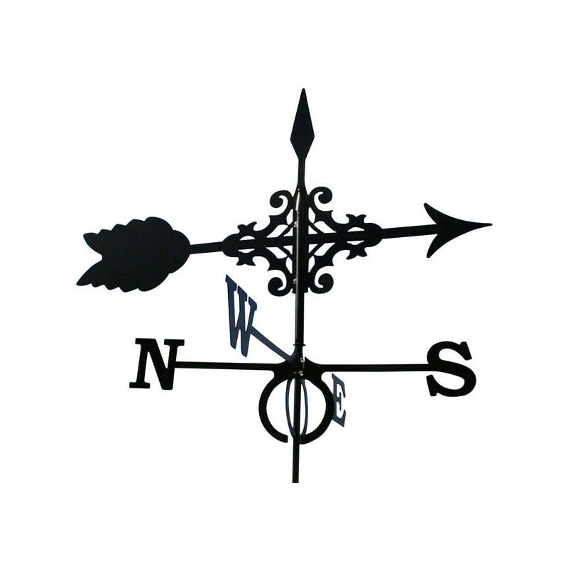 Outils Et Nature - Girouette flèche directionnelle en fer forgé grand modèle