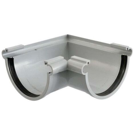 GIRPI Angle mixte à joint pvc gris GIRPI, Dév.25 cm