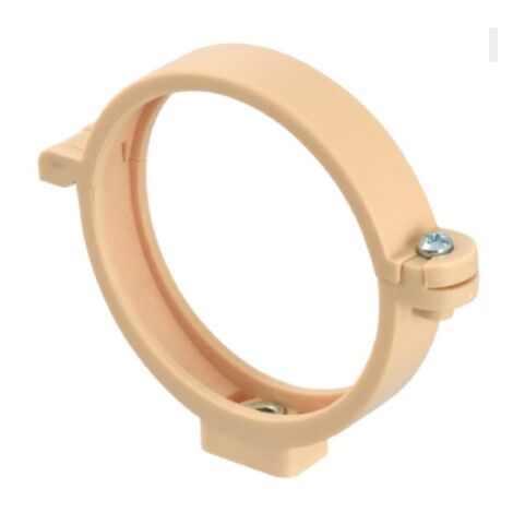 Girpi - Collier de descente PVC sable Ø80mm - PCAC80S