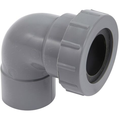GIRPI Coude 87.3° en pvc à coller / à joint, femelle / femelle, D.40