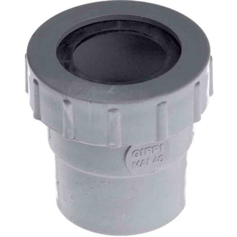 Girpi – Manchette sanitaire 40mm – Raccord d'évacuation PVC pour tubulures métalliques – Collage avec joints – Normes NF-Me