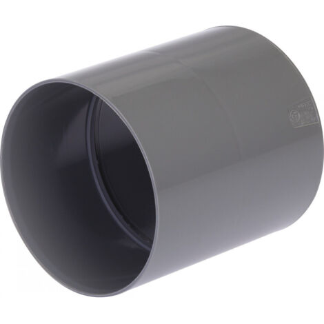 Girpi – Raccord d'évacuation PVC 100mm – Butée intérieure femelle/femelle – Conformité NF-E et NF-Me – Pour systèmes de plomberie