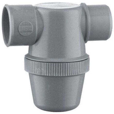 Girpi – Raccord d'évacuation PVC mâle/femelle D.32 – Siphon de parcours à coller – Solution anti-bruit et odeur pour installations sanitaires