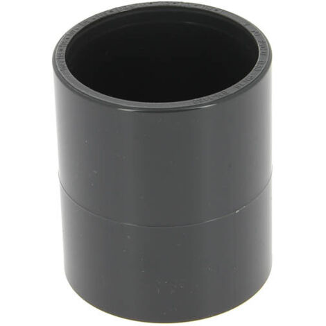 Girpi – Raccord d'évacuation PVC manchon pression femelle-femelle Ø50mm – Pression PN16 – Pour réseaux d'eau froide sous pression