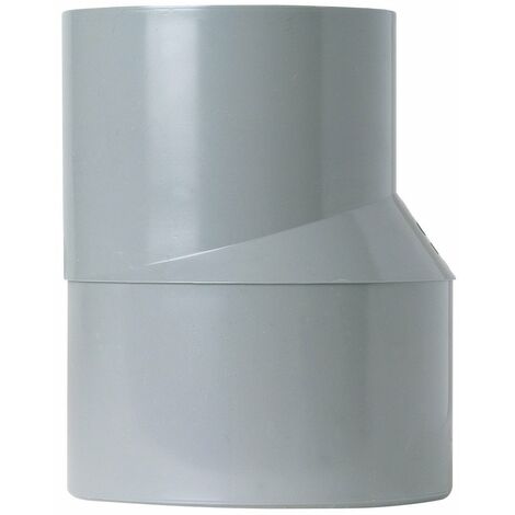 Girpi – Réduction extérieure excentrée male/femelle 80/63 – Raccord PVC pour évacuation – Résistant aux chantiers humides – Installation facile