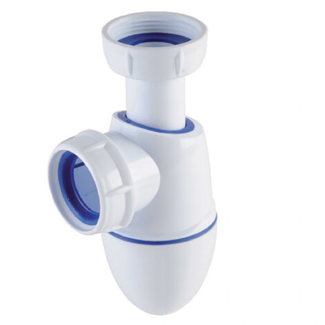 Girpi – Siphon d'évier Ø40 avec joints intégrés – Culot démontable et écrous ergonomiques – Étanchéité durable pour installation facile