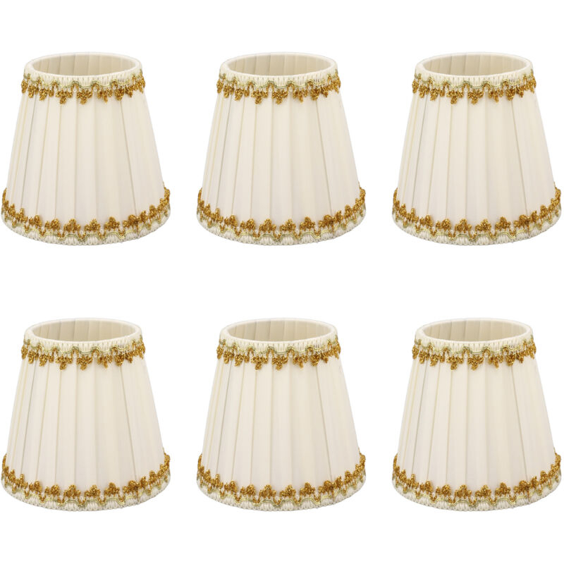 6 Pièces Abat-Jour pour Lampes de Table Lampe, abat jour clip, abat jour , Lustre de Bougeoir - a - Gistuch