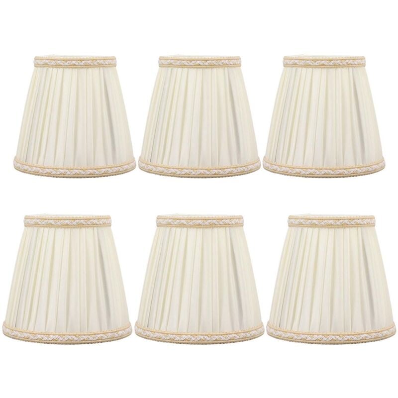 6 Pièces Abat-Jour pour Lampes de Table Lampe, abat jour clip, abat jour , Lustre de Bougeoir - b - Gistuch