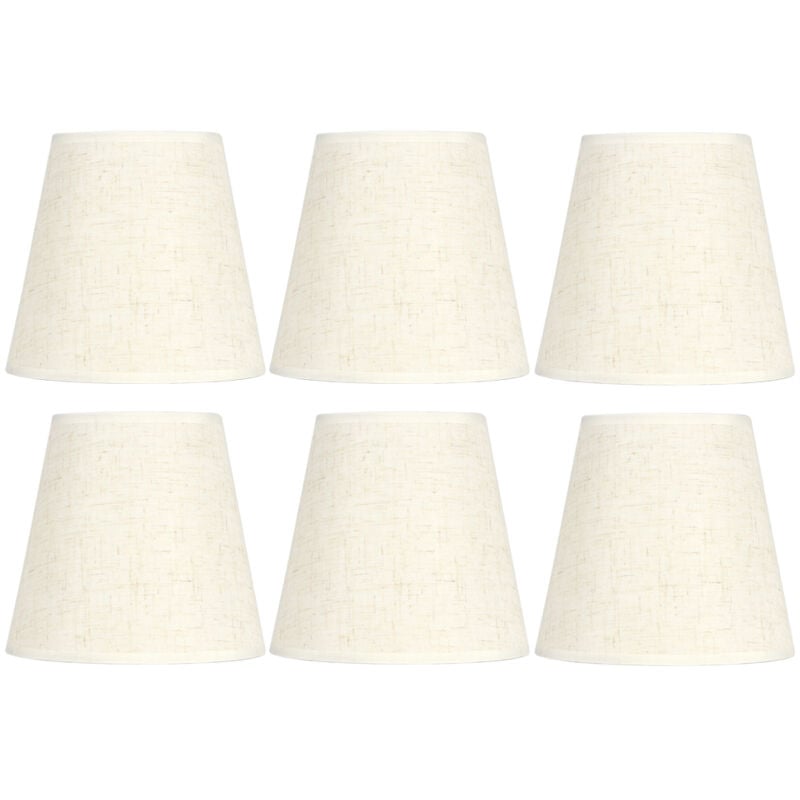 6pcs Nordic Simple tissle lampe de lampe art décor de lampe à lampe à l'abri légère pour lustre mural e14 - Gistuch