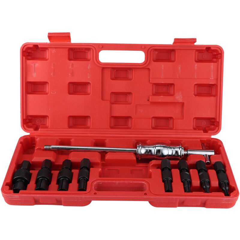 Gistuch - 9 pièces Extracteur roulement Interne, Trou borgne, Outil d'Extraction de roulement avec Masse coulissante 8-32 mm