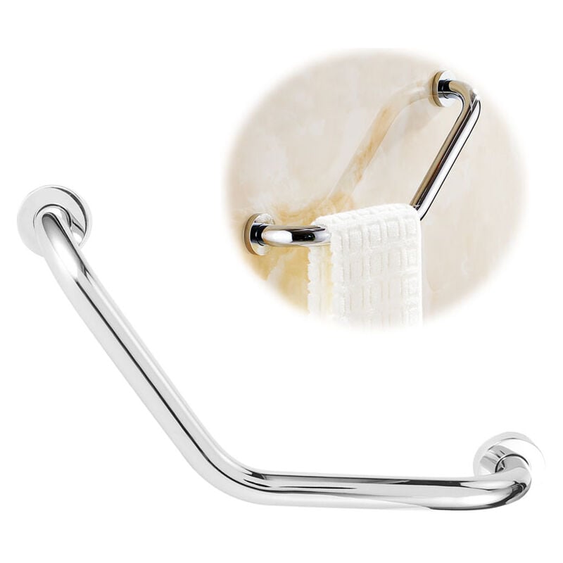 Gistuch - Barre d'appui de Salle de Bain Barre de Maintien Douche en Acier Inoxydable Barre de Securite pour wc Toilette pour Personnes Âgées,