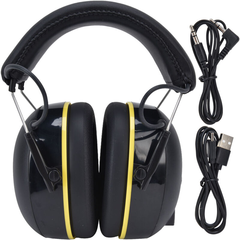 Gistuch - Cache-oreilles de Protection Auditive de Sécurité, Casque électrique Rechargeable avec Réduction du Bruit, Bluetooth Antibruit Anti-bruit