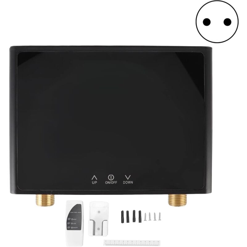 Gistuch - Chauffe-eau électrique instantané,Chauffe-eau domestique 3000W 220V,avec télécommande,affichage de la température led