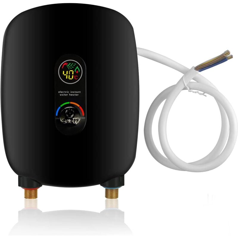 Gistuch - Chauffe-eau électrique sans réservoir 6500W 220V, eau chaude instantanée avec affichage lcd, chauffe-eau électrique pour Cuisine ,