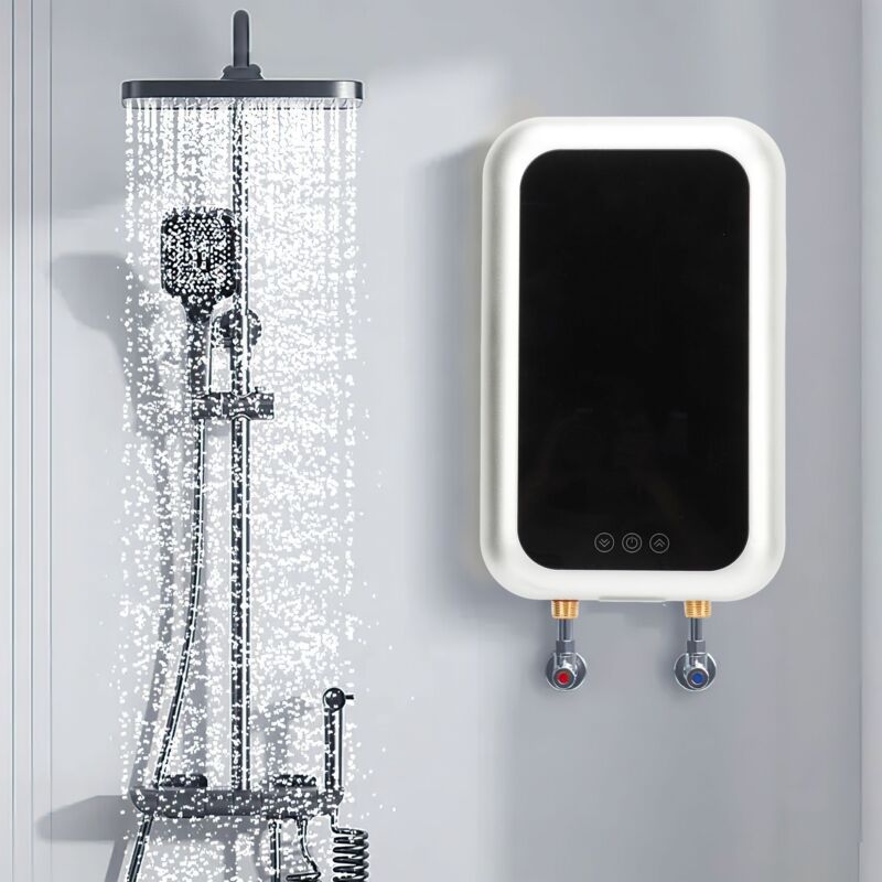 Chauffe eau electrique 220V 9KW Gistuch chauffe eau instantane avec affichage de la température à led réservoir d'eau chaude pour cuisine , chauffage