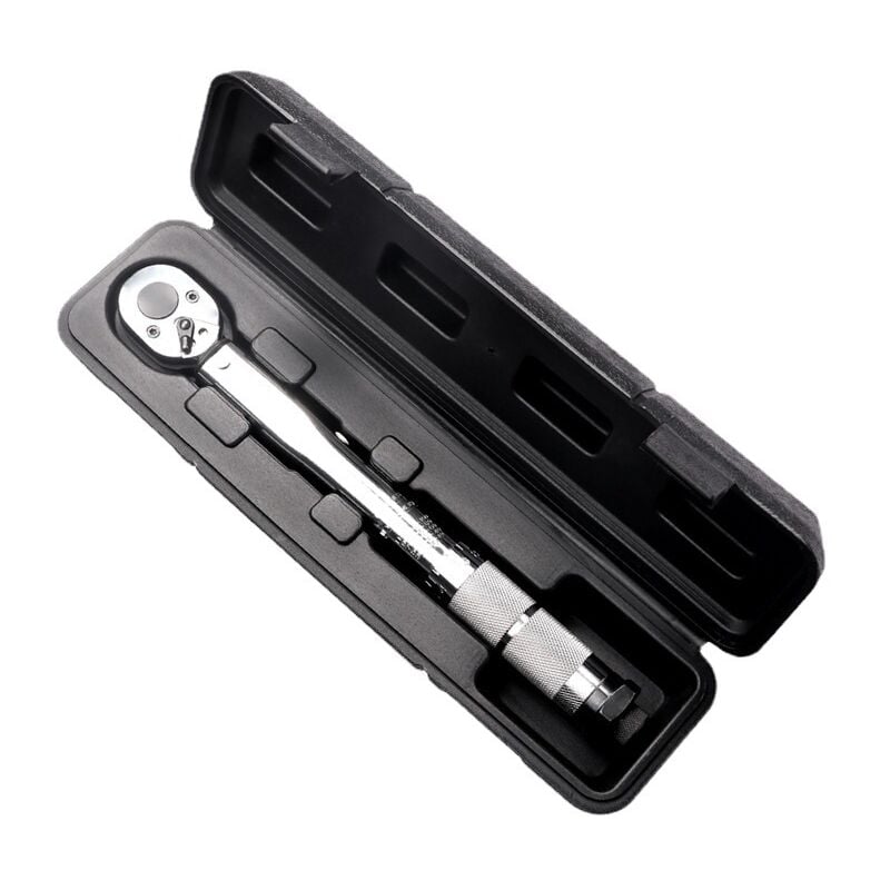 Cle Dynamometrique,Clé De Torsion Clé dynamométrique préréglée 19-110 Nm 3/8 pouces carré Deux voies de voiture vélo de vélo de vélo Couple Clé Toux