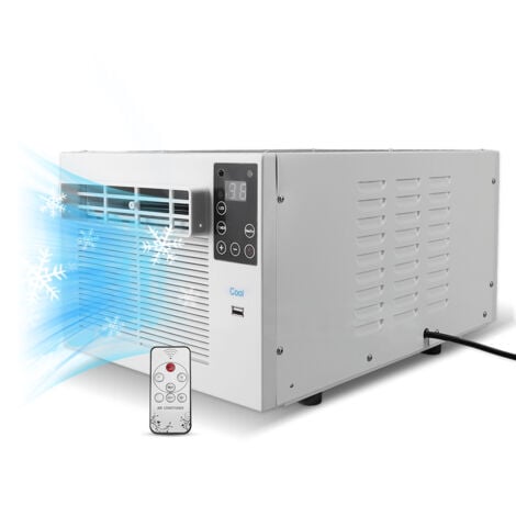 Gistuch climatiseur mobile 280W, 1900 BTU rafraichisseur, rafraichisseur dair, purificateur et elimination odeurs, déshumidificateur d'air, mode nuit, faible conso climatiseurs